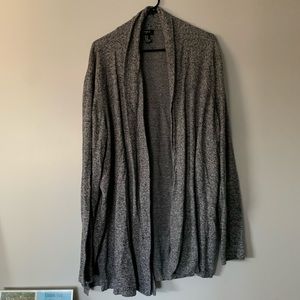 XL Forever 21 Gray Longline Cardigan